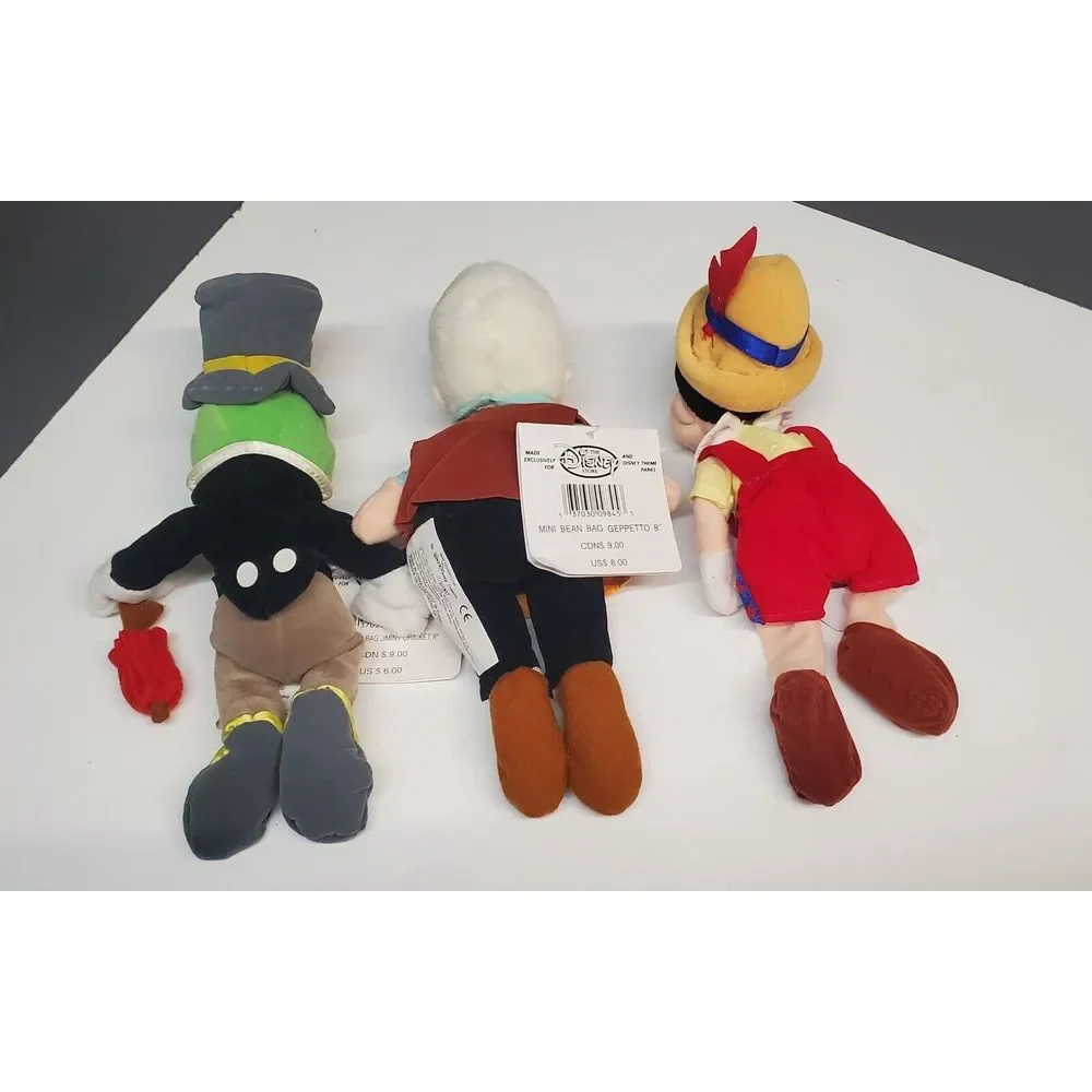 Vintage Disney Store‎ Jiminy Cricket, Geppetto, Pinocchio 8